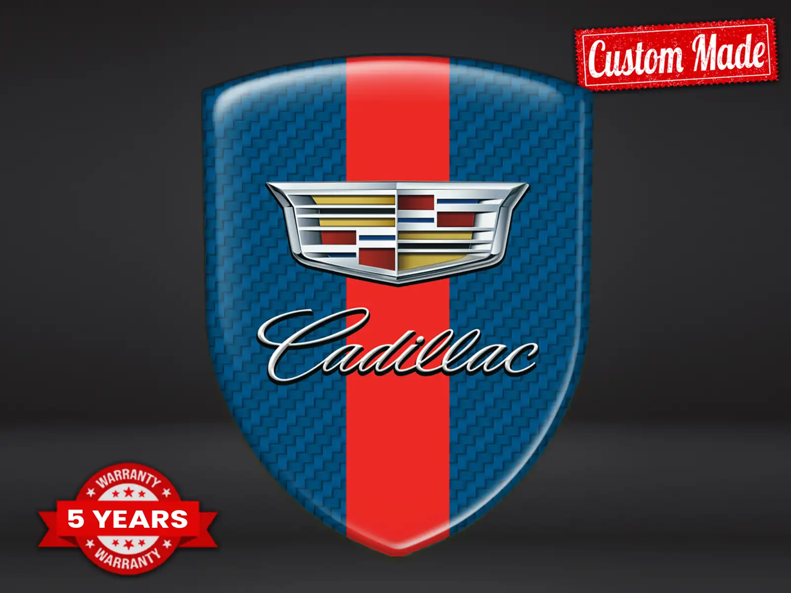 Cadillac Domes Sticker Premium Edition Drift Auto Labels
